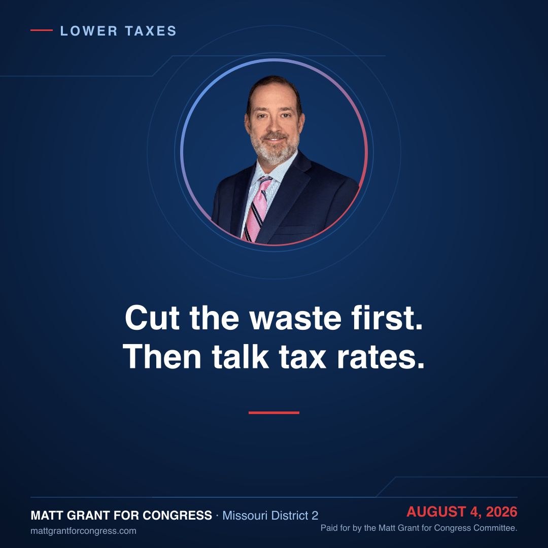 Lower taxes by cutting waste